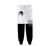 flowereyes Anime Hunter x Hunter Pantalons Casual imprimé en 3D Hisoka Pantalons de survêtement Taille élastique Killua Sarouel avec Cordon de Serrage