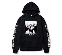 flowereyes Anime Hunter x Hunter Sweat à Capuche décontracté GON Killua Sweat à Manches Longues Hisoka Pull Cosplay Sweat