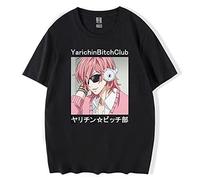 flowereyes Anime Manga Yarichin Bitch Club T-Shirt Ayato Yuri T-Shirt Lâche Confortable À Manches Courtes Col Rond T-Shirt De Base pour Hommes Femmes