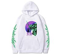 flowereyes Ayanami Rei À Capuche Anime Ayanami Rei Cosplay Harajuku Pull Sweat À Manches Longues pour Unisexe