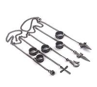 flowereyes Bracelet de doigt de Hunter X Hunter Kurapika Bracelet de Main Carnaval Halloween Bracelets pendentif Hunter X Hunter Cosplay Anneaux Mains Décorations pour Hommes Femmes