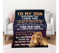 flowereyes Couverture Douce pour ma Fille, Mon Fils, ma Femme Couvertures personnalisée avec Un poème Couverture Chaude en Flanelle Douce(#17 150 * 200cm)