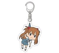 flowereyes EVA Evangelion Anime Keychain Rei Ayanami Asuka Langley Souryuu Acrylic Keyring Pendant Bag Collection for Fans