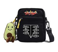 flowereyes EVA Evangelion Shoulder Bag With Adjustable Shoulder Strap Asuka Langley Souryuu Daypack Tote Bag Satchel Causal Shinji Ikari Kawaii Rei Ayanami Bag Small Square Bag 18cm*14cm*5cm