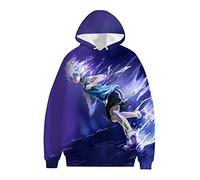 flowereyes Hommes Femmes Anime Hunter x Hunter 3D Killua Sweat à Capuche Dessin animé à Manches Longues Sweat Pull imprimé Gon Freecss Hoodie Hisoka