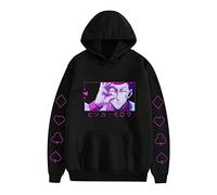 flowereyes Hommes Femmes Sweat-Shirt Anime Cosplay Hunter x Hunter Sweat à Capuche à Manches Longues Hisoka Pull décontracté Hunter x Hunter T-Shirt