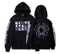 flowereyes Hunter X Hunter Sweat à Capuche Hisoka Uvogin Sweat à Capuche Unisexe Chrollo Lucilfer Harajuku Sweat à Capuche décontracté Feitan Portor Sweat-Shirt Pull Ample