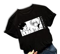 flowereyes Hunter x Hunter t-Shirt Anime Manga Killua Zoldyck imprimé à Manches Courtes t-Shirt Sweat pour Adulte Unisexe