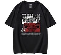 flowereyes Hunter X Hunter T-Shirts Kurapika Vêtements Hunter X Hunter Kurapika T-Shirts Harajuku Haut décontracté HxH Kurapika Manches Courtes Pull Ample