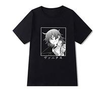 flowereyes Unisexe Anime The Case Study of Vanitas T-Shirt à Manches Courtes Pull à col Rond pour Les Fans d'Vanitas Hauts décontractés