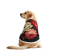 Flowering for Color T-shirts pour chiens - Vêtements pour chiens de grande et moyenne taille - Chemises confortables pour chiens, parfaites pour un usage quotidien