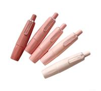 Floweringbeter 5 stylos correcteurs double face dégradés conçus pour une relecture efficace et silencieuse, parfaits pour les étudiants, les professionnels et une utilisation au bureau (rose)