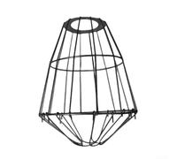 Floweringbeter Abat-jour suspendu en métal avec protection d'ampoule industrielle, compatible avec les suspensions, les guirlandes lumineuses et les appareils chauffants pour un fonctionnement sûr