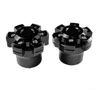 Floweringbeter Accessoires de modification pour moto - Anti-choc avant - Décoration (noir)