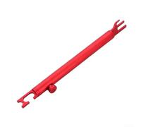 Floweringbeter Barre de support télescopique pour porte de voiture, outil de maintien réglable en aluminium pour réparation de porte, peinture et utilisation en atelier sur véhicules (rouge)