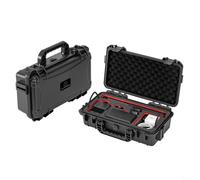 Floweringbeter Boîte de rangement étanche double couche pour appareil photo DJI Osmo 360 avec compartiments personnalisés et poignée légère