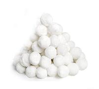 Floweringbeter Boules filtrantes en fibre de 5 cm, capacité de capture de la saleté pour les piscines, lavables en machine, pour filtre à sable pour aquariums (300 g)
