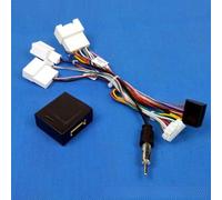 Floweringbeter Câble d'alimentation 12 V avec support de protocole CANBUS pour Toyota Prado 330 350 adaptateur de faisceau de navigation autoradio