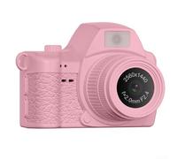 Floweringbeter Caméra compacte HD 2K pour enfants, capteur CCD avec filtres de film rétro, écran IPS de 1,44", lumière LED, prend en charge 128 Go de mémoire, design léger (rose)