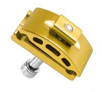 Floweringbeter Capuchon de tête de tige de selle pour VTT fabriqué en alliage d'aluminium AL6061 pour remplacement de tube de selle (doré)