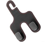 Floweringbeter Cintre discret pour dossier de siège de voiture avec deux crochets et design pliable pour économiser de l'espace pour un look propre à l'intérieur du véhicule avec une large