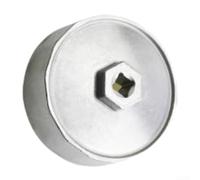 Floweringbeter apuchon de filtre à huile de 84,5 mm, cadre en aluminium, avec intérieur cannelé 14, pour un alignement précis, un couple, un capuchon de filtre à huile, outil de retrait de