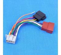 Floweringbeter Connecteur de faisceau de câblage ISO 16 broches pour autoradio Alpine conçu pour une utilisation avec montage et câblage OEM sur tableau de bord