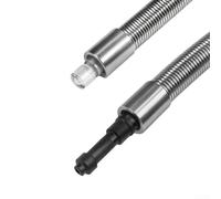 Floweringbeter Connecteur de tube de lait en acier inoxydable avec ajustement précis pour machines à café NIVONA et WE8, design flexible de 22,9 cm (HP1)