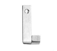 Floweringbeter Crochet porte-serviettes simple en acier inoxydable en forme de J pour des solutions de rangement fonctionnelles sur les murs ou les portes intérieures dans un usage résidentiel