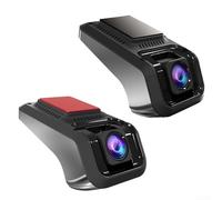 Floweringbeter Dash Cam Enregistreur vidéo DVR Full HD 1080p avec objectif réglable à 360° pour la sécurité routière