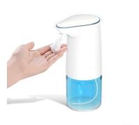 Floweringbeter Distributeur de savon automatique avec capteur sans contact et recharge de type C, capacité de 40 ml, deux temps de distribution de mousse, design nécessitant peu d'entretien