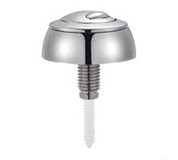 Floweringbeter Double bouton poussoir chromé 34494909 16-50 mm pour chasse d'eau Siamp Optima 49, double bouton poussoir