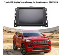 Floweringbeter Écran tactile LCD de 7 pouces pour Jeep pour Compass 2017 2020 radios conçu pour une intégration transparente et une image claire