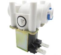 Floweringbeter Électrovanne d'admission d'eau normalement fermée 12 V 24 V CC compatible avec les systèmes de purification par osmose inverse et faible puissance 4,8 W (2 DC12 V)