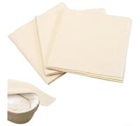 Floweringbeter Ensemble de chiffons en coton non blanchi pour protéger la pâte à pain et tapis de cuisson sans colorants synthétiques ni agents de blanchiment (D)