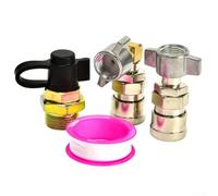 Floweringbeter Ensemble de joints d'admission d'air pour réservoir de gaz de camion 16 mm en acier au carbone pour soupape d'admission (A)