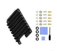 Floweringbeter Ensemble de refroidissement optimisé pour Raspberry Pi CM4 composé d'un radiateur en alliage d'aluminium et de coussinets d'interface en silicone