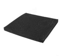 Floweringbeter Éponge filtrante pour aquarium 50 x 50 x 2 cm, feuille de mousse noire pour aquarium avec filtre biochimique 15/30/40 PPI (PPI-40 - Fine)