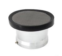 Floweringbeter Filtre à air de 50 mm pour carburateur de moto avec filet adapté pour carburateurs de 24/26/28/30 mm en alliage d'aluminium (argent)
