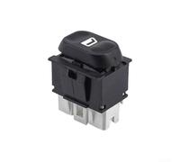 Floweringbeter Interrupteur de fenêtre d'alimentation 5 broches ABS noir 6552KT 6552.Z7 pour Berlingo M49 MK1 1996-2008 pour Xsara 1997-2005