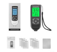 Floweringbeter Jauge numérique pour mesurer l'épaisseur de la peinture automobile avec sondes magnétiques et courants de Foucault (noir)