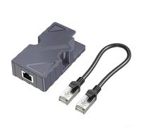 Floweringbeter Kit de câble adaptateur Ethernet Starlink V2 150 W pour PoE pour connecteur RJ45 répartiteur réseau 10/100/1000 Mbps pour Dishy V2
