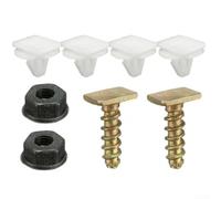 Floweringbeter Kit de fixation de garnitures de garde-boue avant pour Opel Corsa C comprenant 4 clips en plastique, 2 vis et 2 écrous en plastique pour ajustement OEM
