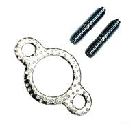 Floweringbeter Kit de goujons d'échappement et joints d'étanchéité pour tondeuse à gazon avec résistance à haute température pour CV18, CV20, CV22, CV23, CV25