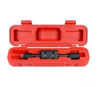 Floweringbeter Kit d'outils extracteur d'injecteur de carburant avec M8 et pour adaptateurs M14 Marteau coulissant Compatible avec injecteurs diesel Lucas Alliage d'acier Noir