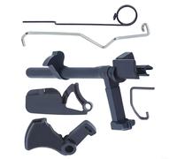 Floweringbeter Le kit contient un déclencheur d'accélérateur de sécurité avec interrupteur de verrouillage de sécurité, tige d'accélérateur, tige d'étranglement et ressort pour 017 018 pour MS 170 180