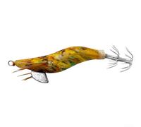 Floweringbeter Leurre de pêche phosphorescent en bois avec crochets en acier inoxydable et corps en plastique pour utilisation (D)
