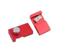 Floweringbeter Lot de 2 adaptateurs de bloc d'arrêt pour routeur conçu pour une intégration parfaite avec les coupe-bordures, les scies de table et les ensembles de rails de guidage standard