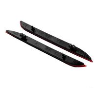 Floweringbeter Lot de 2 réflecteurs de pare-chocs avec lentille ABS rouge pour Ford Mustang 2015 à 2017 arrière gauche et droite facile à installer