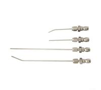 Floweringbeter Lot de 4 buses de nettoyeur haute pression en acier inoxydable avec aiguille d'extension, raccord à connexion rapide pour nettoyage en profondeur des tambours de machine à laver